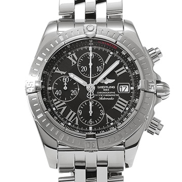 ブライトリング クロノマット エボリューション A156B98PA ブラック メンズ 時計 【中古】【wristwatch】