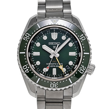 セイコー プロスペックス ダイバースキューバ 1968 メカニカルダイバーズ 現代デザイン GMT SBEJ009 グリーン メンズ 時計 【中古】【wristwatch】