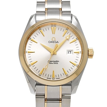 オメガ シーマスター アクアテラ 2317.30 シルバー メンズ 時計 【中古】【wristwatch】