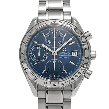 オメガ スピードマスター デイト 3513.80 ブルー メンズ 時計 【中古】【wristwatch】