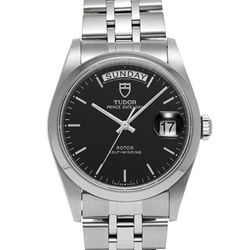 チューダー / チュードル プリンス デイトデイ 76200 ブラック メンズ 時計 【中古】【wristwatch】