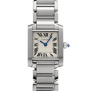 カルティエ タンクフランセーズ SM　 W51008Q3 シルバー レディース 時計 【中古】【wristwatch】