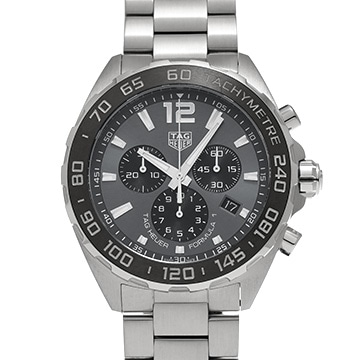 タグ ホイヤー フォーミュラ1 クォーツ クロノグラフ CAZ1011.BA0842 グレー/ブラック メンズ 時計 【中古】【wristwatch】