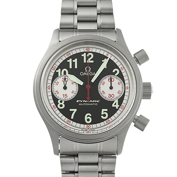オメガ ダイナミック クロノグラフ タルガ・フローリオ 5241.51 ブラック/シルバー メンズ 時計 【中古】【wristwatch】