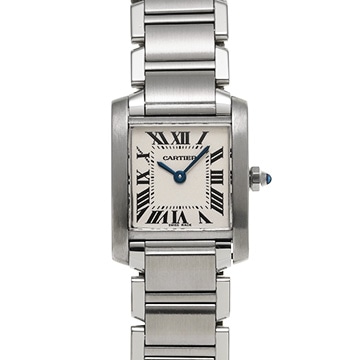 カルティエ タンクフランセーズ SM　 W51008Q3 シルバー レディース 時計 【中古】【wristwatch】