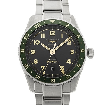 ロンジン スピリット ズールータイム L3.812.4.63.6 アンスラサイトグレー メンズ 時計 【中古】【wristwatch】