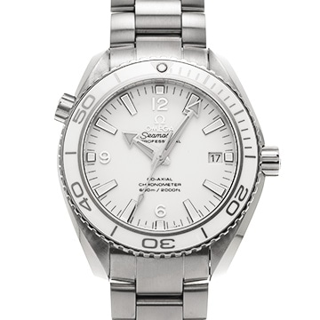 オメガ シーマスター プラネットオーシャン 600 コーアクシャル 232.30.42.21.04.001 ホワイト メンズ 時計 【中古】【wristwatch】