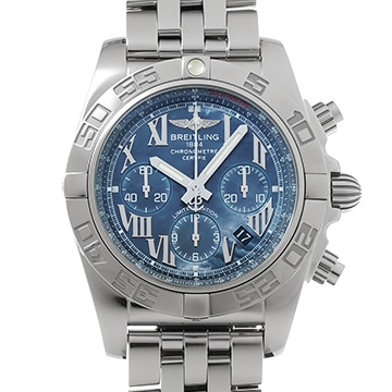 ブライトリング クロノマット 44 MOP 日本限定400本 AB01111 ブルーシェル メンズ 時計 【中古】【wristwatch】