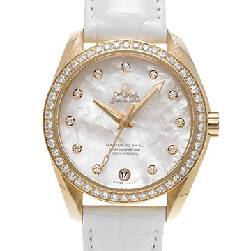 オメガ シーマスター アクアテラ 231.58.39.21.55.002 ホワイトシェル/ダイヤモンド メンズ 時計 【中古】【wristwatch】