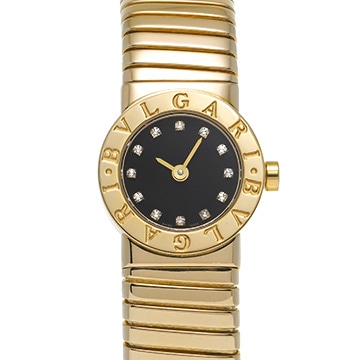 ブルガリ ブルガリブルガリ トゥボガス BB192T ブラック/ダイヤモンド レディース 時計 【中古】【wristwatch】