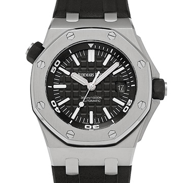 オーデマ ピゲ ロイヤルオーク オフショア ダイバー 15710ST.OO.A002CA.01 ブラック メンズ 時計 【中古】【wristwatch】
