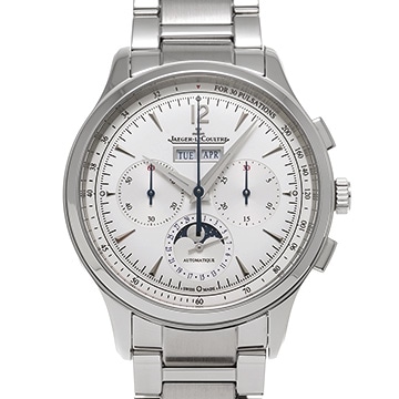 ジャガー ルクルト マスターコントロール クロノグラフ カレンダー Q413812J シルバー メンズ 時計 【中古】【wristwatch】