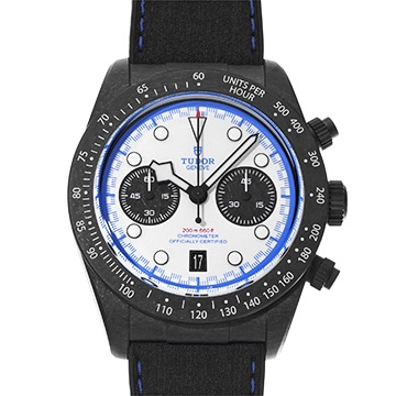 チューダー / チュードル ブラックベイ クロノ カーボン 25 79377KN ホワイト/ブラック メンズ 時計 【中古】【wristwatch】