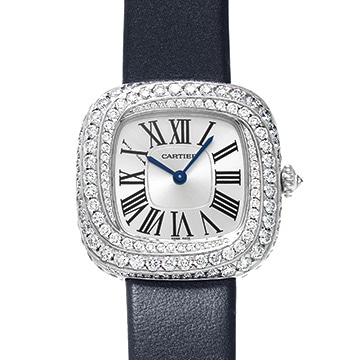 カルティエ クッション ドゥ カルティエ　 WJCS0003 シルバー レディース 時計 【中古】【wristwatch】