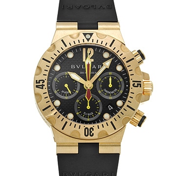 ブルガリ ディアゴノ SC40G ブラック メンズ 時計 【中古】【wristwatch】