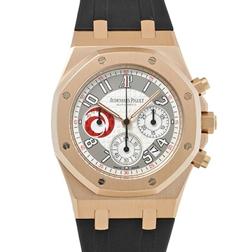 オーデマ ピゲ ロイヤルオーク 30周年 アリンギ シティ・オブ・セイルズ 25979OR.OO.D002CA.01 シルバー/グレー/レッド メンズ 時計 【中古】【wristwatch】