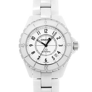 シャネル J12 38MM H0970 ホワイト メンズ 時計 【中古】【wristwatch】