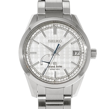 グランドセイコー スプリングドライブ パワーリザーブ 9Rキャリバー10周年 SBGA111 シルバー メンズ 時計 【中古】【wristwatch】