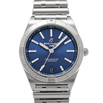 ブライトリング クロノマット オートマチック 36 A10380101C1A1 ブルー メンズ 時計 【中古】【wristwatch】