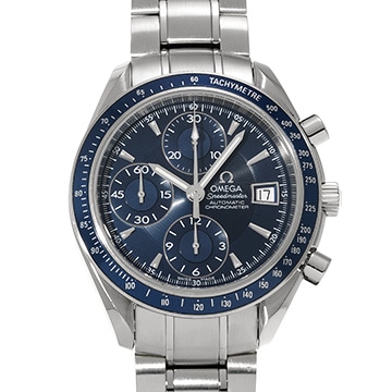 オメガ スピードマスター デイト 3212.80 ブルー メンズ 時計 【中古】【wristwatch】