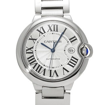 カルティエ バロンブルー  W69012Z4 シルバー メンズ 時計 【中古】【wristwatch】