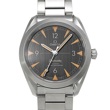 オメガ シーマスター レイルマスター コーアクシャル マスタークロノメーター 220.10.40.20.01.001 ブラック メンズ 時計 【中古】【wristwatch】