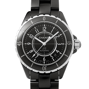 シャネル J12 38MM H0685 ブラックラッカー メンズ 時計 【中古】【wristwatch】