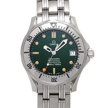 オメガ シーマスター プロフェッショナル 300 ジャック・マイヨール 1996 2553.41 グリーン メンズ 時計 【中古】【wristwatch】