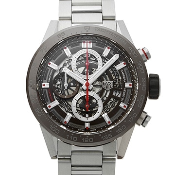 タグ ホイヤー カレラ キャリバーホイヤー01 クロノグラフ CAR201U.BA0766 ブラウン メンズ 時計 【中古】【wristwatch】