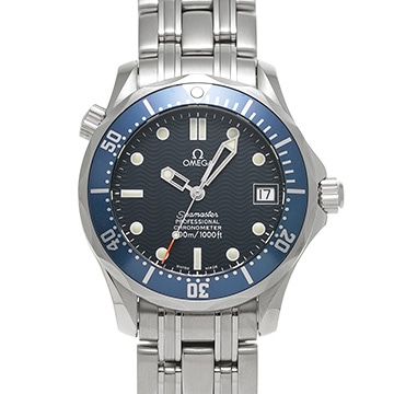オメガ シーマスター 300 デイト 2551.80 ブルー メンズ 時計 【中古】【wristwatch】