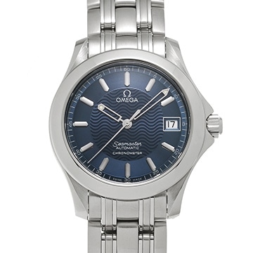 オメガ シーマスター 120 2501.81 ブルー メンズ 時計 【中古】【wristwatch】