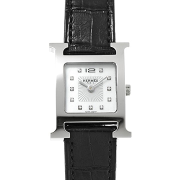 エルメス Hウォッチ HH1.210 ホワイトシェル レディース 時計 【中古】【wristwatch】