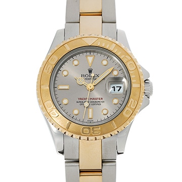 ロレックス ヨットマスター 29 169623 グレー レディース 時計 【中古】【wristwatch】