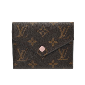 ルイ ヴィトン モノグラム ポルトフォイユヴィクトリーヌ ローズバレリーヌ M62360 モノグラムキャンバス レディース 財布 【中古】【purse】