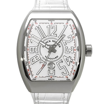 フランクミュラー ヴァンガード V45SCDT ホワイト メンズ 時計 【中古】【wristwatch】