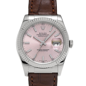 ロレックス デイトジャスト 116139 ピンク メンズ 時計 【中古】【wristwatch】
