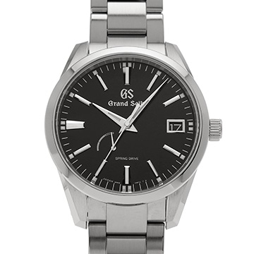 グランドセイコー ヘリテージコレクション スプリングドライブ SBGA301 ブラック メンズ 時計 【中古】【wristwatch】