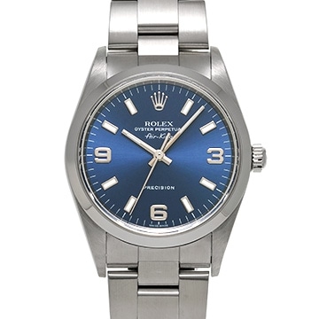 ロレックス エアキング 14000M ブルー メンズ 時計 【中古】【wristwatch】