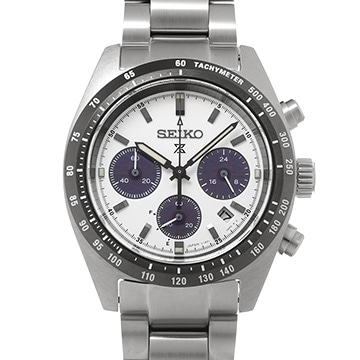 セイコー プロスペックス スピードタイマー SBDL085 ホワイト/ブラック メンズ 時計 【中古】【wristwatch】