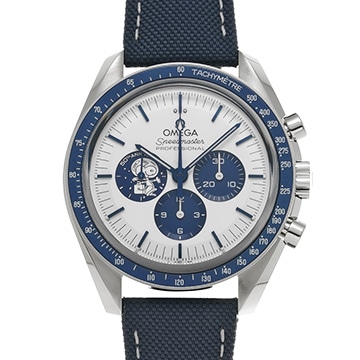 オメガ スピードマスター ムーンウォッチ コーアクシャル マスタークロノメーター シルバー スヌーピーアワード 310.32.42.50.02.001 シルバー/ブルー メンズ 時計 【中古】【wristwatch】