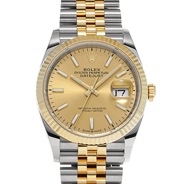 ロレックス デイトジャスト 126233 シャンパン メンズ 時計 【新品】【wristwatch】
