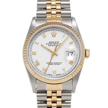 ロレックス デイトジャスト 16233 ホワイト メンズ 時計 【中古】【wristwatch】