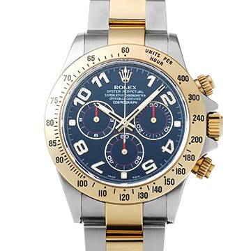 ロレックス コスモグラフ デイトナ 116523 ブルー メンズ 時計 【中古】【wristwatch】