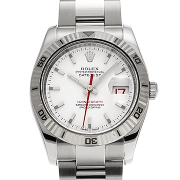 ロレックス デイトジャスト ターノグラフ 116264 ホワイト メンズ 時計 【中古】【wristwatch】