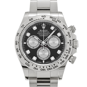 ロレックス コスモグラフ デイトナ 126509G ブライトブラック/スチール/ダイヤモンド メンズ 時計 【中古】【wristwatch】