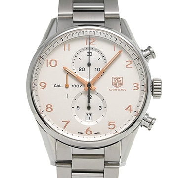 タグ ホイヤー カレラ キャリバー1887 クロノグラフ CAR2012.BA0799 シルバー メンズ 時計 【中古】【wristwatch】