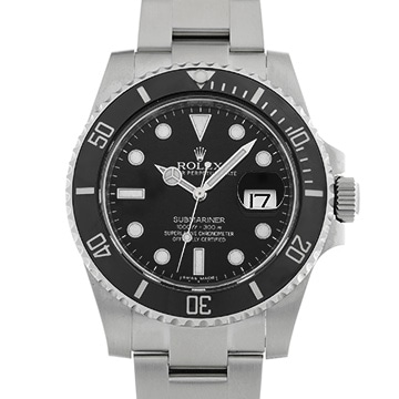 ロレックス サブマリーナ デイト 116610LN ブラック メンズ 時計 【中古】【wristwatch】