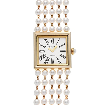 シャネル マドモアゼル  H0007 ホワイト レディース 時計 【中古】【wristwatch】