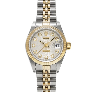ロレックス デイトジャスト 69173G シルバーコンピュータ/ダイヤモンド レディース 時計 【中古】【wristwatch】