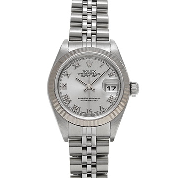 ロレックス デイトジャスト 79174 グレー レディース 時計 【中古】【wristwatch】